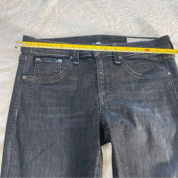 Rag & Bone Women’s Skinny Black Rae Denim Jeans Size 28 W1502K 122BLK - Picture 8 of 10